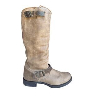 Frye Veronica Slouch Knee High Engineer Riding Boot Women size 9.5 B